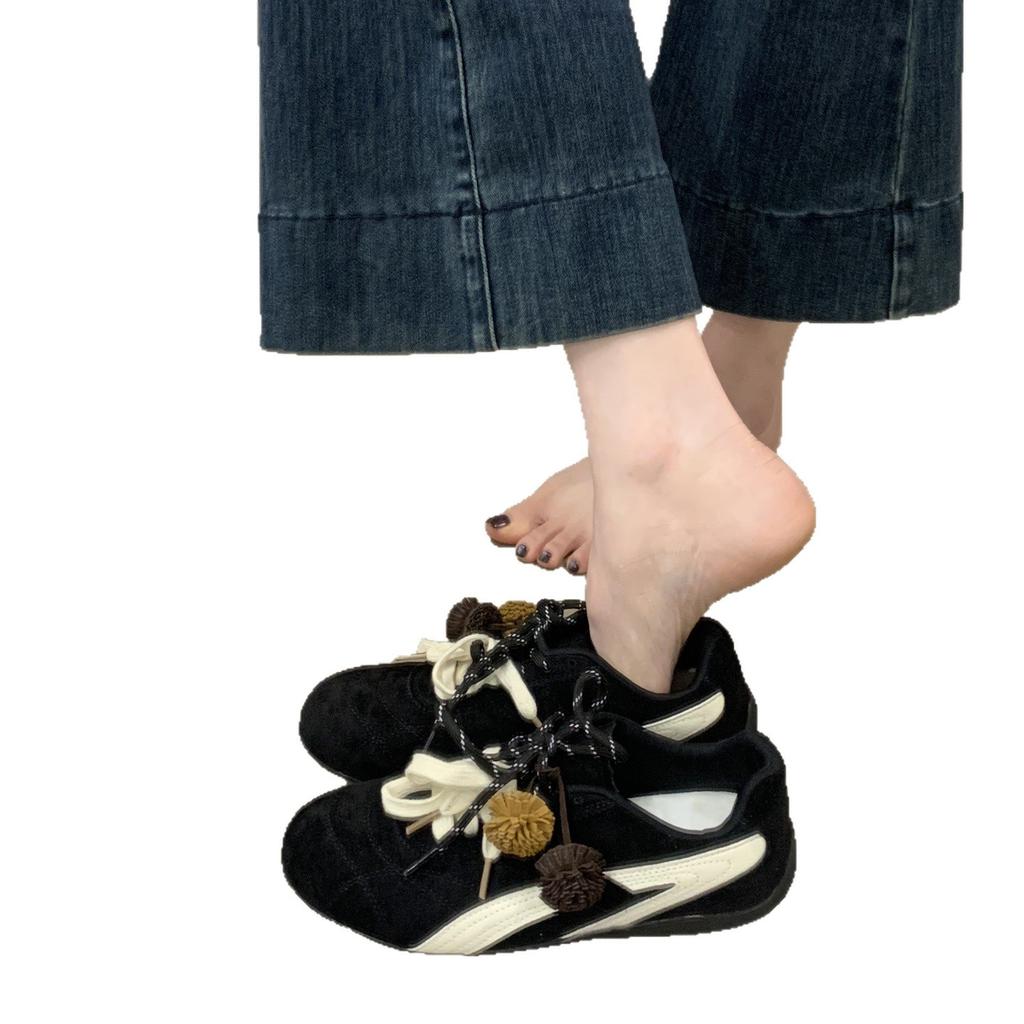 Korean Version of Retro Casual Moral Training Shoes Women's 2025 Autumn New Racing Shoes Are Very Good-looking and Popular Sports Forrest Gump Shoes