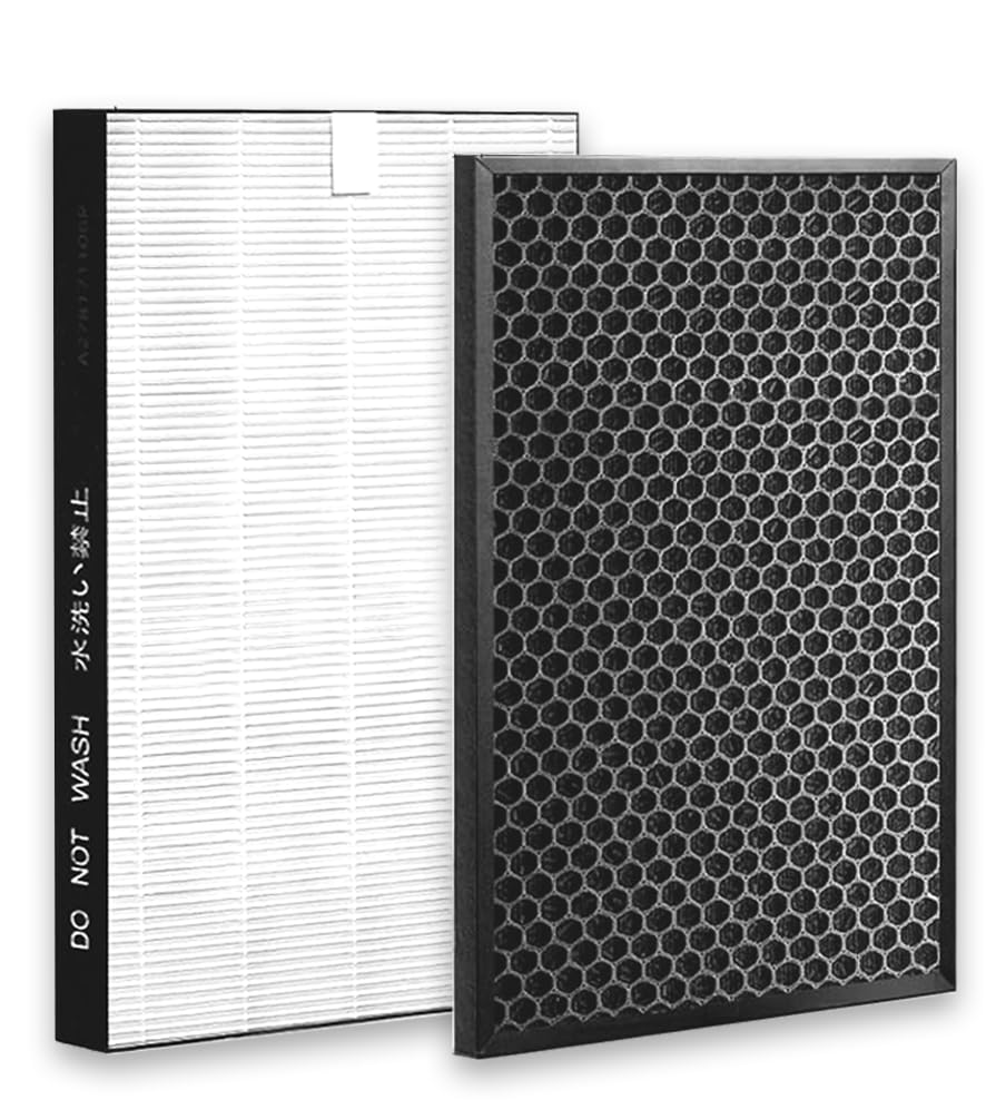 

MSHNE Пиловловлюючий фільтр Дезодоруючий фільтр Фільтр зволожувача очищувача повітря Замінний фільтр FZ-BX70HF FZ-B70DF KC-B70 KC-700Y5 KC-70E9 (Встановити