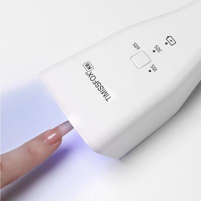 Mini Lâmpada LED UV Lâmpada de unha recarregável para esmalte em gel Secadores de unha portáteis Máquina de arte UV para unhas Ferramentas Lâmpada de gel