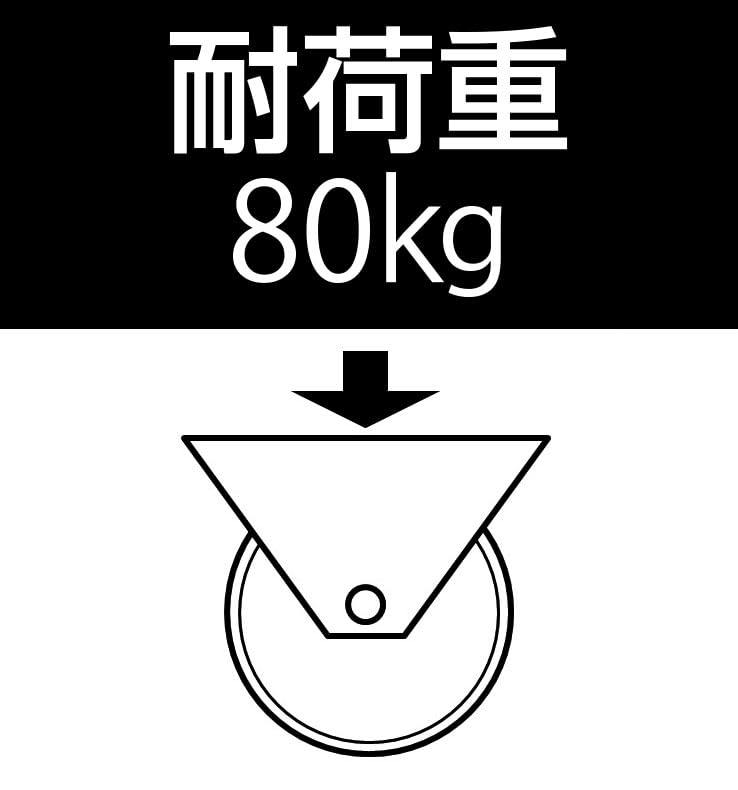 100mm Caster (Swivel Fitting, ESD) EA986GG-14