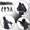 4Pcs 1:64 People Figures Tiny Models Collection Decors DIY Desktop Ornaments Diorama Display