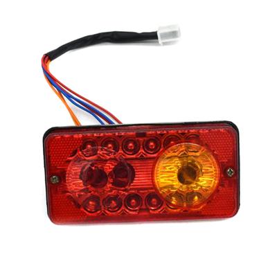 1PC 12V DC Waterproof LED Rear Tail Lights Brake Turn Signal Reverse Lamp For Electric-Tricycle