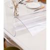 YAHUO PVC Transparent Table Mat, Tablecloth, Vinyl Desk Mat, Table Cover, Width 40-180cm, Thickness 1mm, Multifunctional, Water-Repellent, Heat-Resist