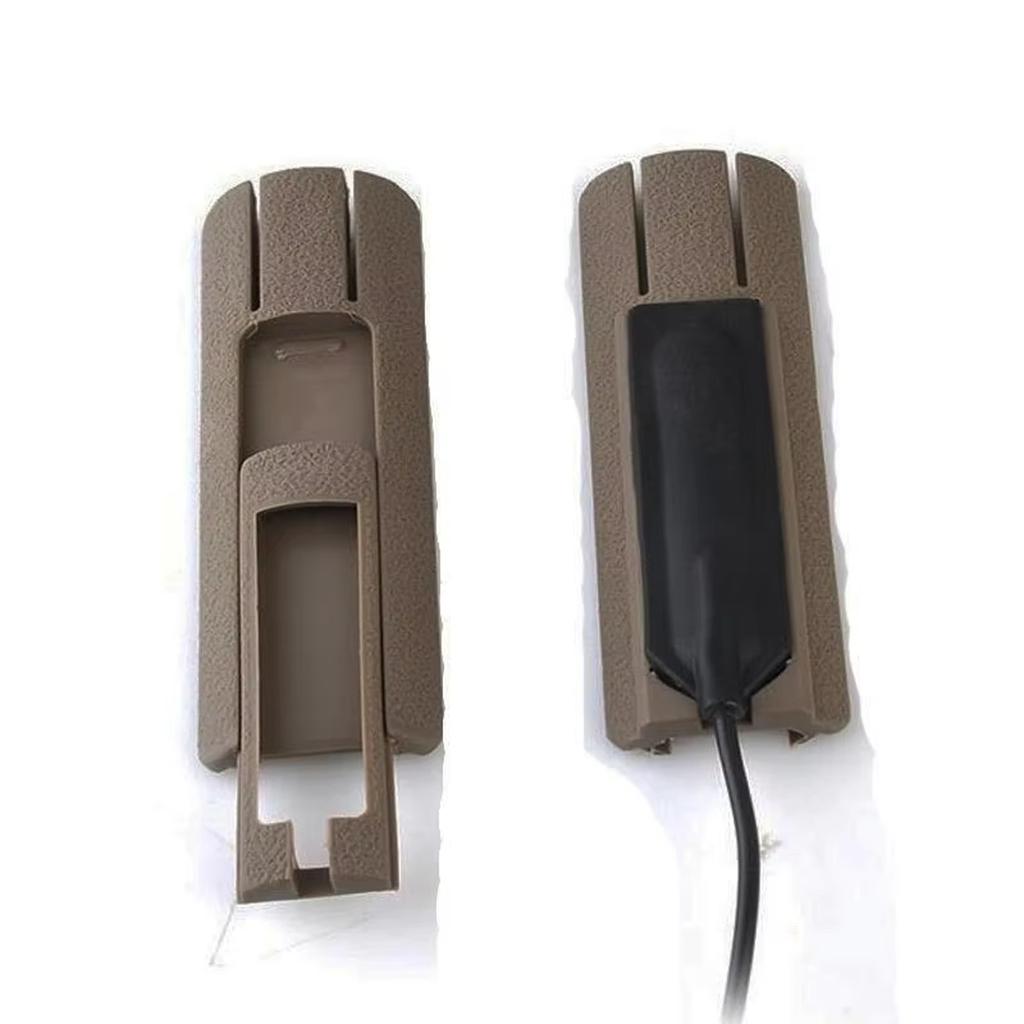 Schienen-Taschenfeld-Fernschalter Taschenlampe Rattenschwanz-Kartensteckplatz Jagd PEQ Taschenlampen-Endschalter Kartensteckplatz-Führung