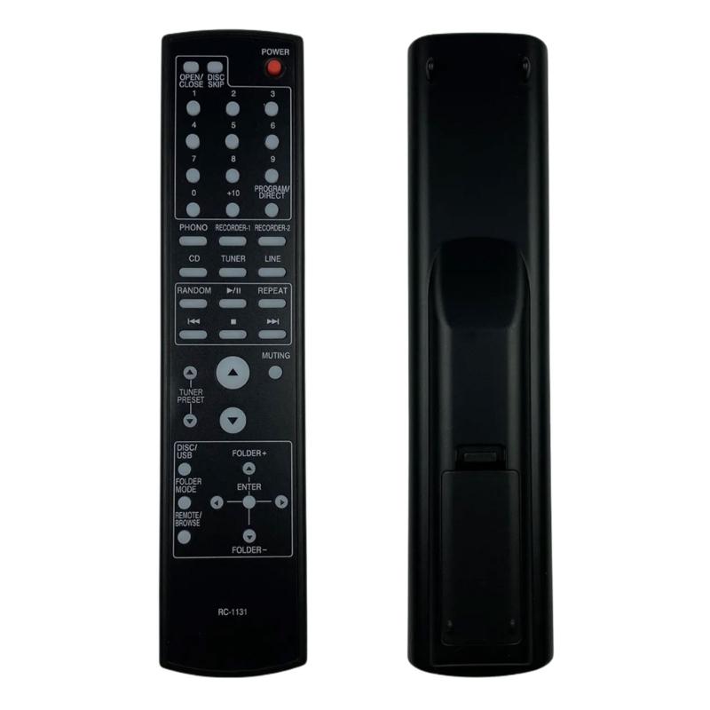 Replacement TV Remote Control for RC1131 Ergonomic Grip Comfortable and ABS Construction for Effortless Operation