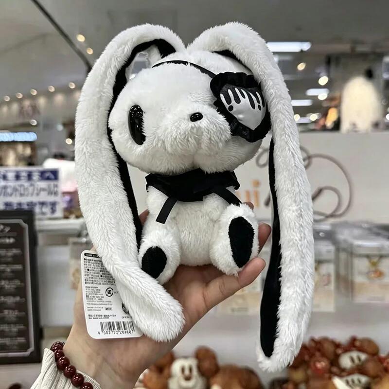 Masque de nuit Ours Sombre Style Gothique Œil en Cœur Marionnette Lapin Universelle à Main Jouet en Peluche Série Sombre Mignonne Pour Cadeau