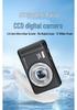 5K HD Digital Camera - Portable Selfie & Photography Camera