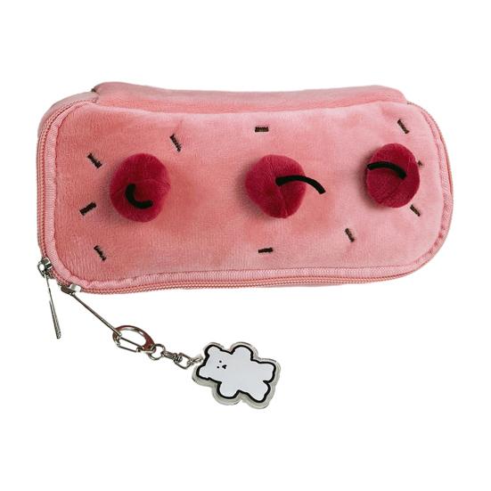 Cherry Cake Pencil Case Large Capacity Pencil Pouch Cute Stationery Bag