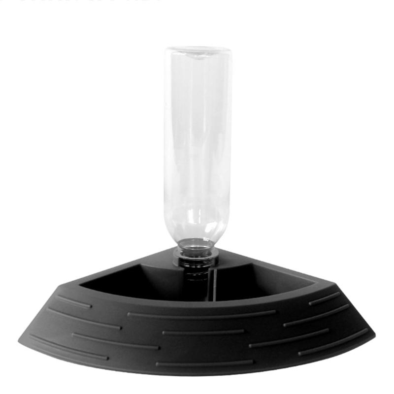 

Автоматическая кормушка для рептилий, поилка 2 в 1, миска для еды и воды для черепах, дозатор для мелких животных, угловая тарелка для террариума для ящериц чёрный