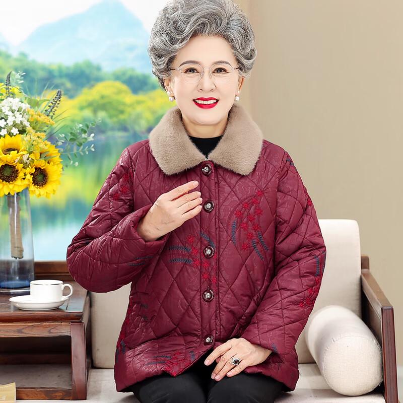 Hodo Women's Winter Plush Lined Padded Jacket