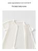Baby Lyocell Short-Sleeve Bodysuit: Tagless Home Wear & First Birthday Jumpsuit