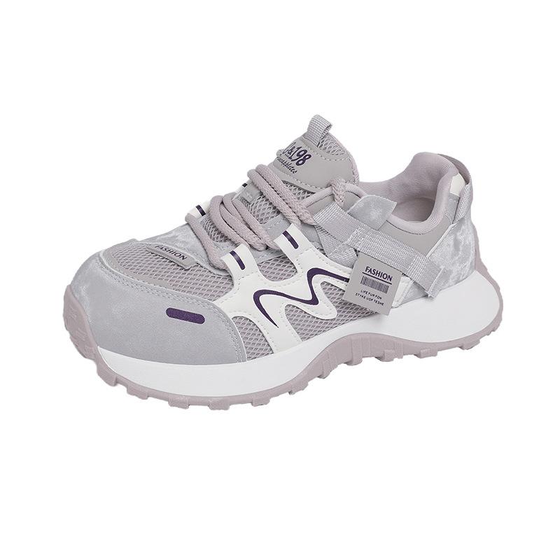 New Korean Style Sneakers for Female Students with Thick Soles, Trending on Instagram, Available in Spring