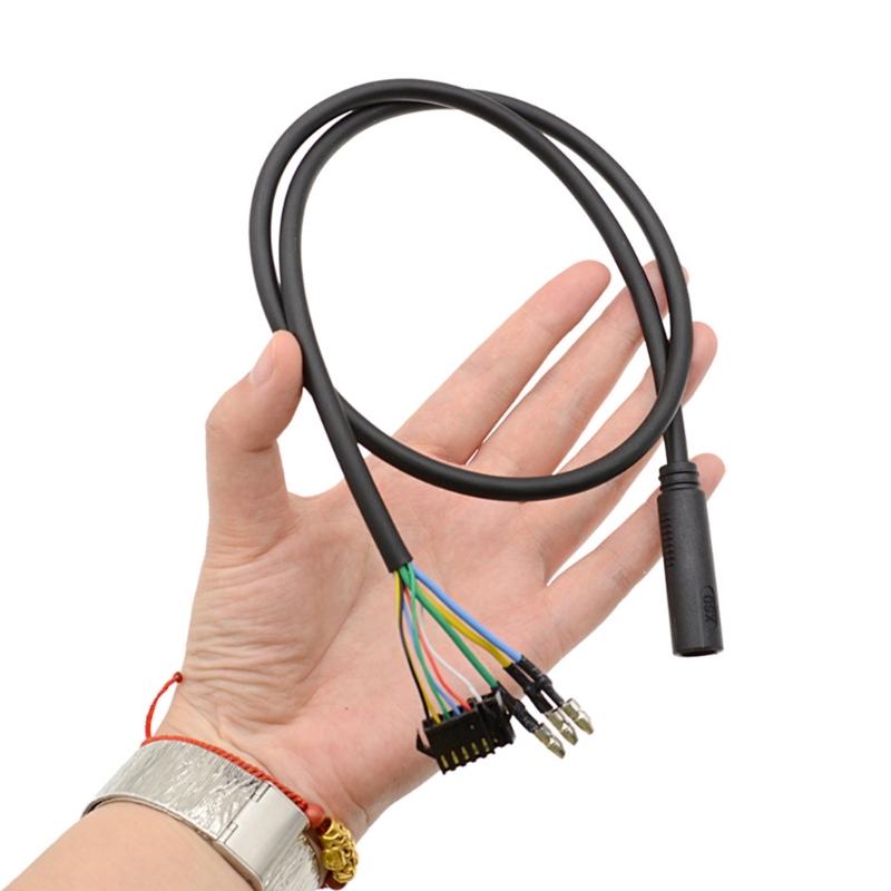 Electric Bike Motor Extension Cable Motor Convert Extension Cable 9Pin Conversion Line Waterproof Connector Electric