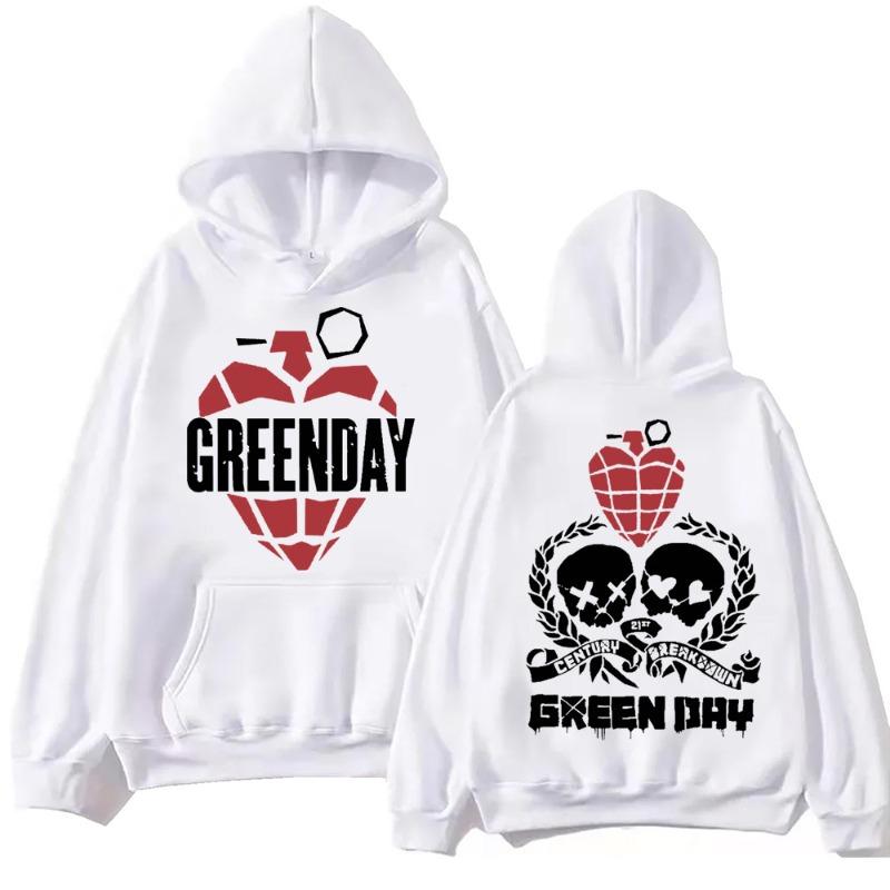 Green Day World Tour Hoodie Men Women Sweatshirt Print Unisex Streetwear Style Autumn Winter Fashion Tops Clothes