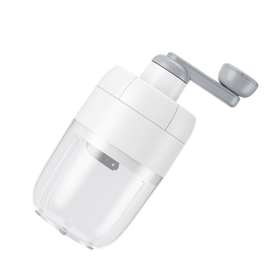 Manueller Eisrasierer Tragbare Transparente Eisbox Hand-Eiszerkleinerer für Zuhause Stand Camping