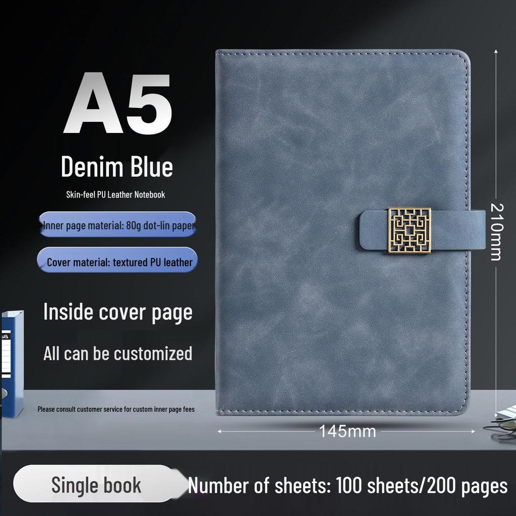 Personalized Magnetic Closure B5 & A5 Notebooks with Logo Printing