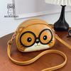Cat Style Small Round Bag with Beautiful and Versatile Design, Trendy Single Shoulder Crossbody Travel Women's Bag