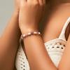 Freshwater Pearl Purple Natural Stone Elegant Women Bracelet