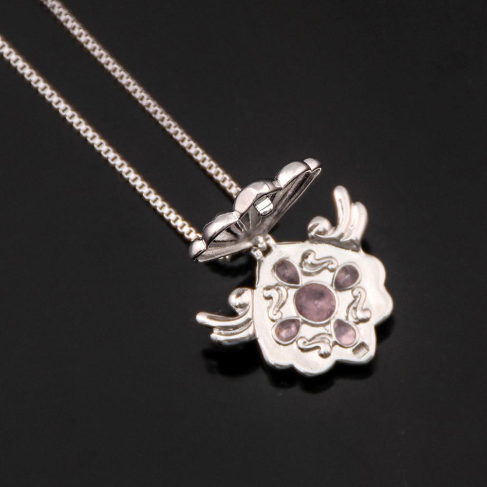 Colar Melody da Sereia Pingente de Desenho Animado Com Concha Multicolorida Para Fãs de Anime