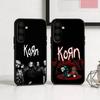 Band K-Korn Phone Case For Samsung A73,A21s,A22,A31,A32,A52,A53,A71,A80,Soft Black Shell