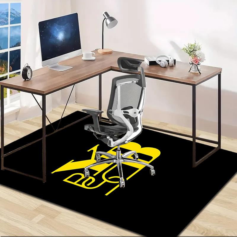 1pc Football Team Design Area Rug - Non-Slip, Soft & Cozy Floor Mat for Living Room, Bedroom, Office - Indoor/Outdoor Decorative Carpet