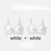 Women Invisible Liquid Foundation Bra Seamless Anti‑Gravity Lift Plus Size Minimizer Bra Thin Large Bust Bra Gather Side Fat