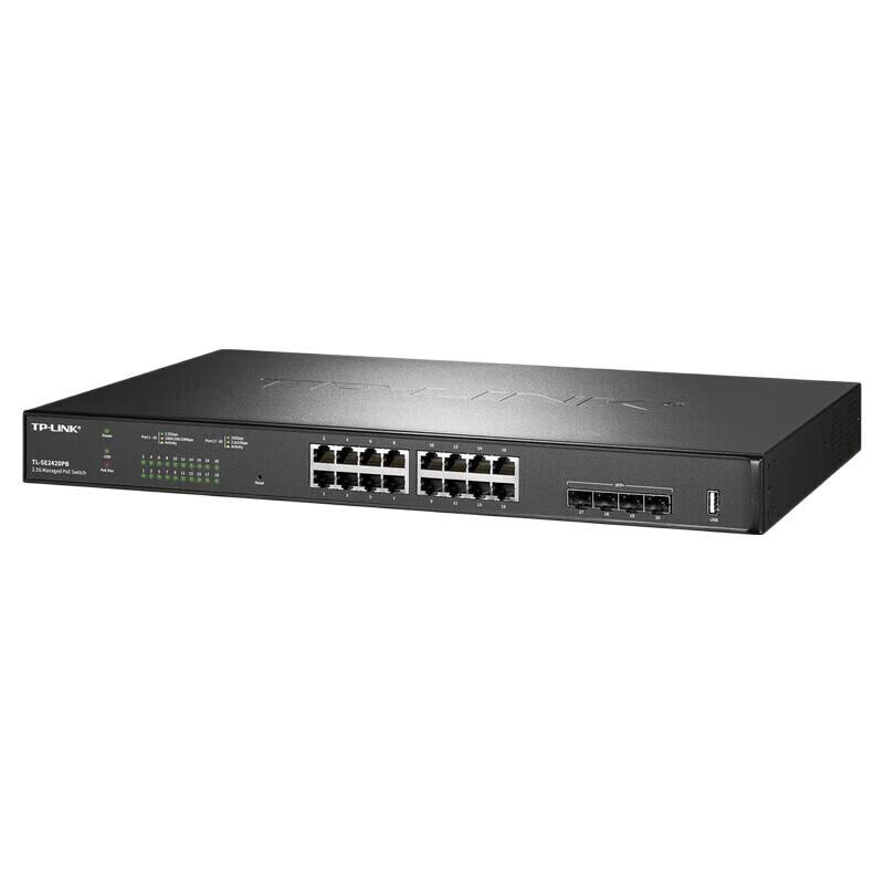 Tp-Link 16-Port Gigabit PoE+ Cloud Managed Switch with 4 10G SFP Ports CN Plug (adapter Included)