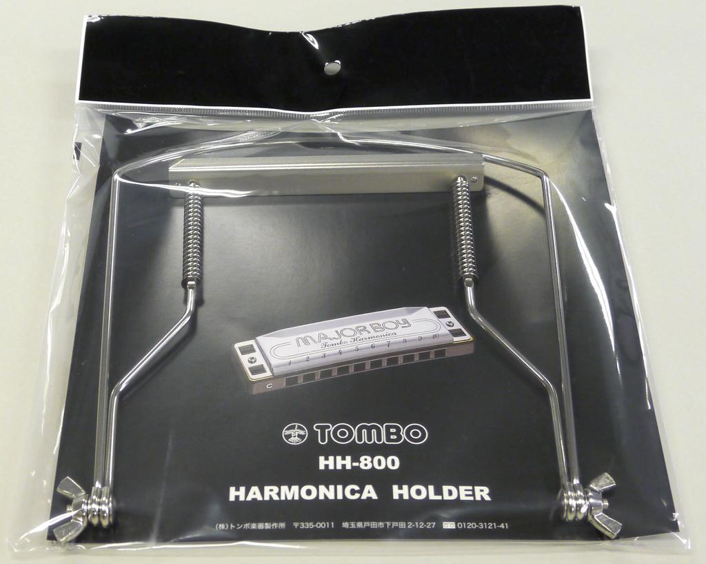 Držák na harmoniku TOMBO pro Major Boy Silver No.HH-800
