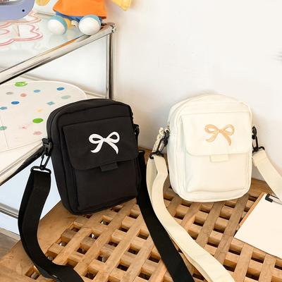 Nylon Chic Hobo Bag Solid Casual Sling Purses High Quality Crossbody Bag Adjustable Strap Women Small Shoulder Bag Daily Satchel