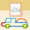 Wooden Creative Sticks And Rings Puzzle Montessori Early Creative Puzzle Building Blocks Childhood Educational Toys For Gift