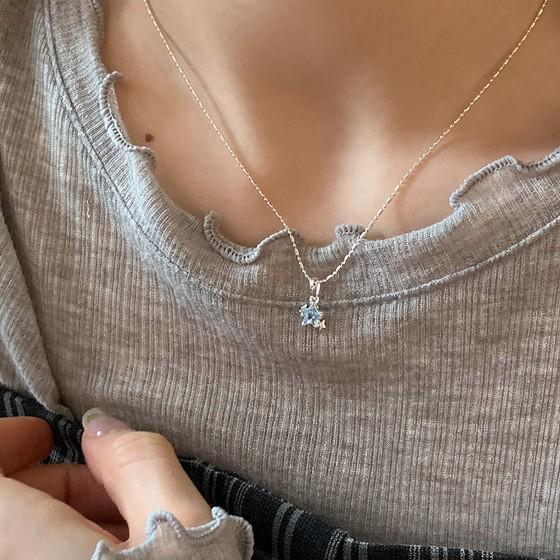 Blue Star Necklace: 2026 Fashionable High-End Clavicle Chain for a Cool, Versatile Look