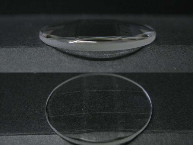 Citizen Cosmotron Cut Crystal Glass Watch Glass 9-sided 26.80/Cosmotron 4-651009/651111/651120/651537/651545/651561/651626 (10-328, 54-5336)