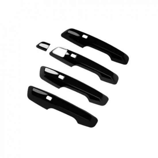 For ACURA ZDX 2024-2025 Car Door Handle Cover Trims Chrome & Black & Carbon