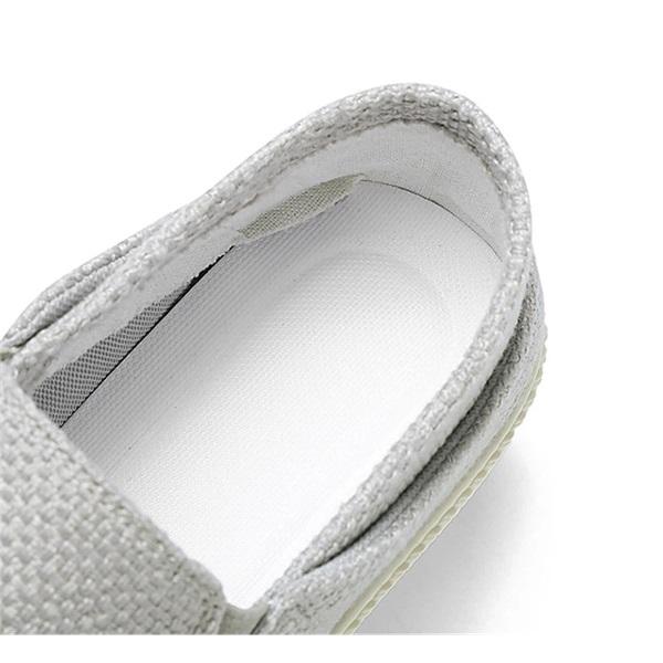 Men's Canvas Sneakers Summer Linen Slip-On Sport Casual Skate Shoes Comfortable Breathable Lightweight Board Shoes For Men