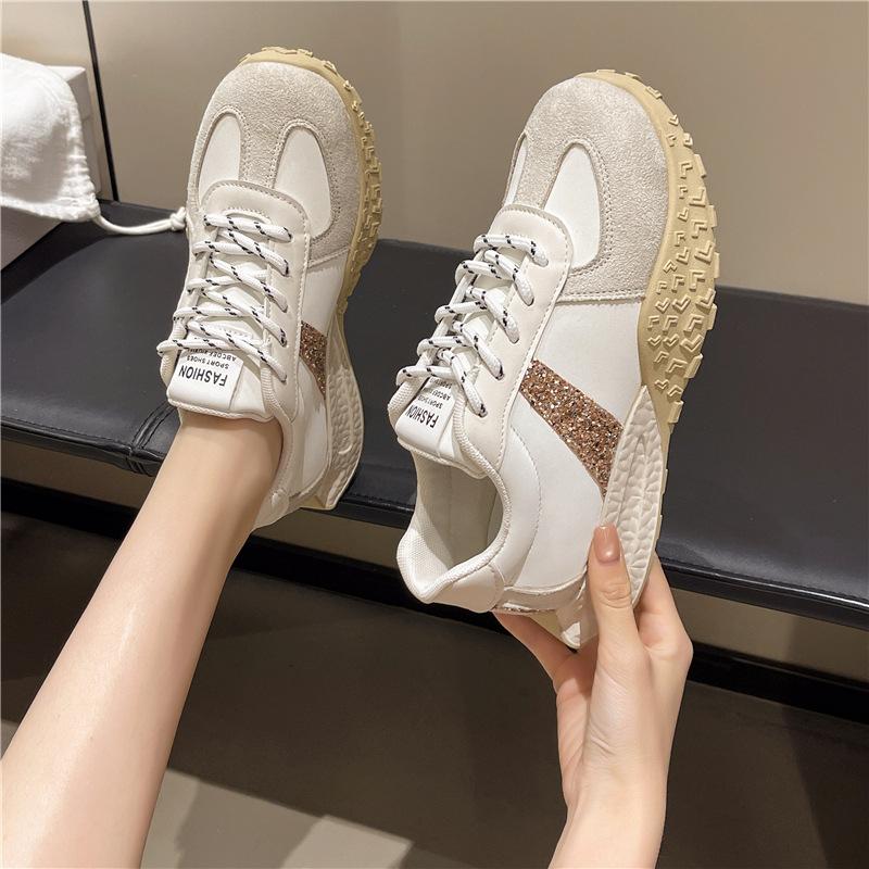 Korean Version of Foreign Trade Training Shoes Women's 2025 New Summer Breathable and Versatile Forrest Gump Shoes Platform Sports and Leisure Shoes