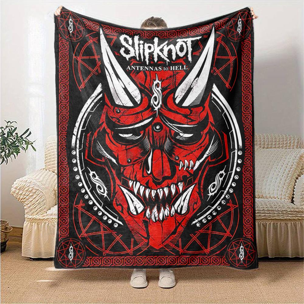 1pc dragon guitarThemed Blanket Soft Flannel All Season Cozy Throw with Bold Graphic Print, Travel, or Holiday Gift for Family & Friends