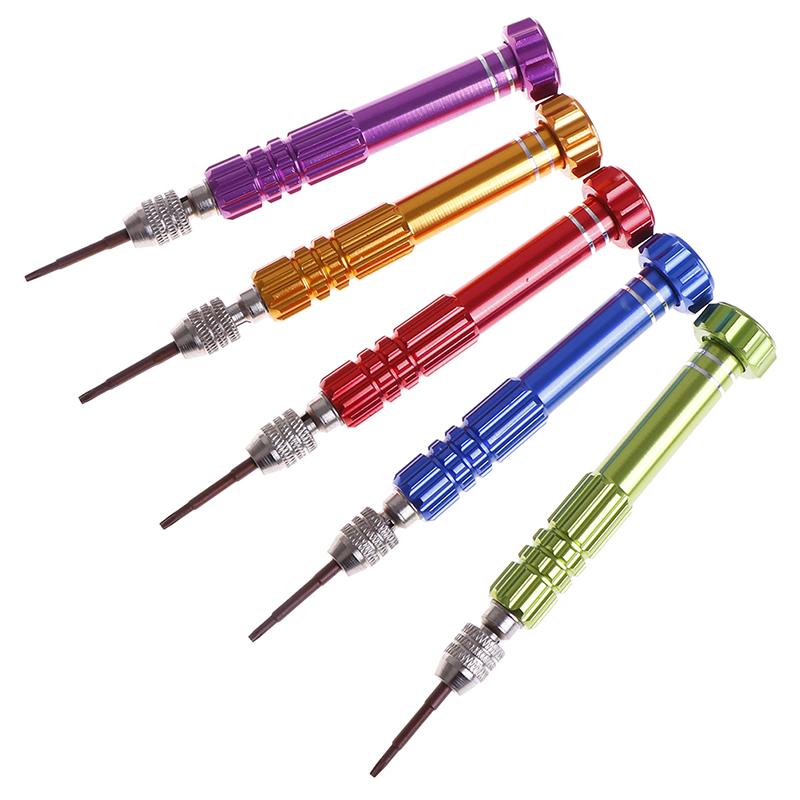 Multifunction Mini Blade Screwdriver With Replacemet Head Anti Slip Repair Tools