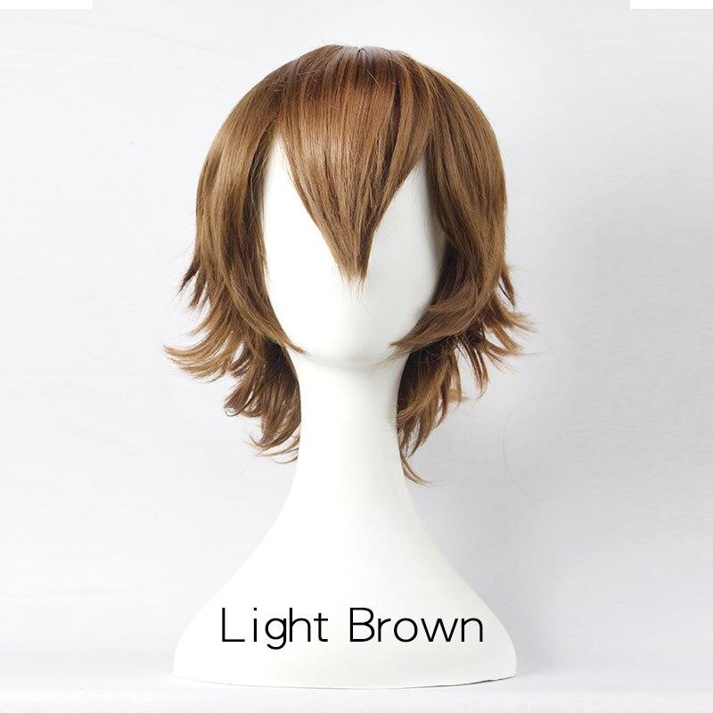 LUPU Damen Herren Cosplay Kurze Perücke Cartoon Anime Falsches Haarteil Synthetische Faserhaar