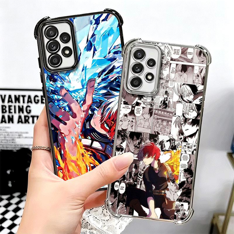 MHA My Hero Todoroki Shoto Soft Phone Case For Samsung A17 A27 A07 A37 A57 A16 A56 A15 A55 A14 A54 A13 A53 A26 A36 A25 A35 A24 A