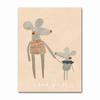 Boho Cartoon Rabbit Mouse Goose Nursery Wall Art Canvas Painting Nordic Retro Poster Prints Wall Picture Baby Kids Room Decor