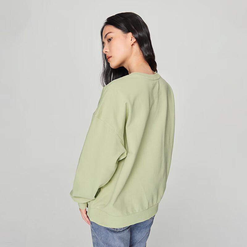 Lee Women's Loose Fit Logo Print Long-Sleeve Sweatshirt