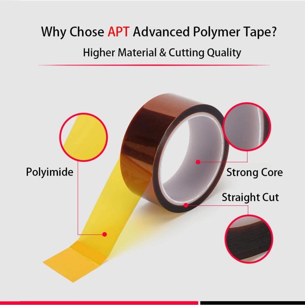 Kapton Tape 10/20/25mm Heat Resistant High Temperature High insulation electronics industry welding Polyimide Tape