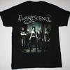 New Evanescence T Shirt Unisex Member Band Gifft Fans Black Men Shirt Unisex T-Shirt
