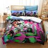 3D Printed Game Splatoons Comfortable Duvet Quilt Cover Pillowcase Bedding Set Children Bedroom Decoration Home Textile