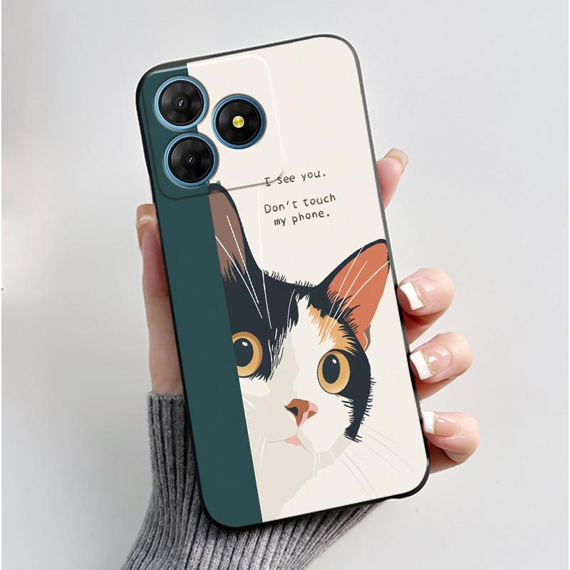 Für Blackview Oscal Flat 2 2C 1C Handyhülle Luxuriös Niedlich Cool Weiches TPU Silikon Rückabdeckung für Oscal Flat2 Flat2C Flat1C Hüllen