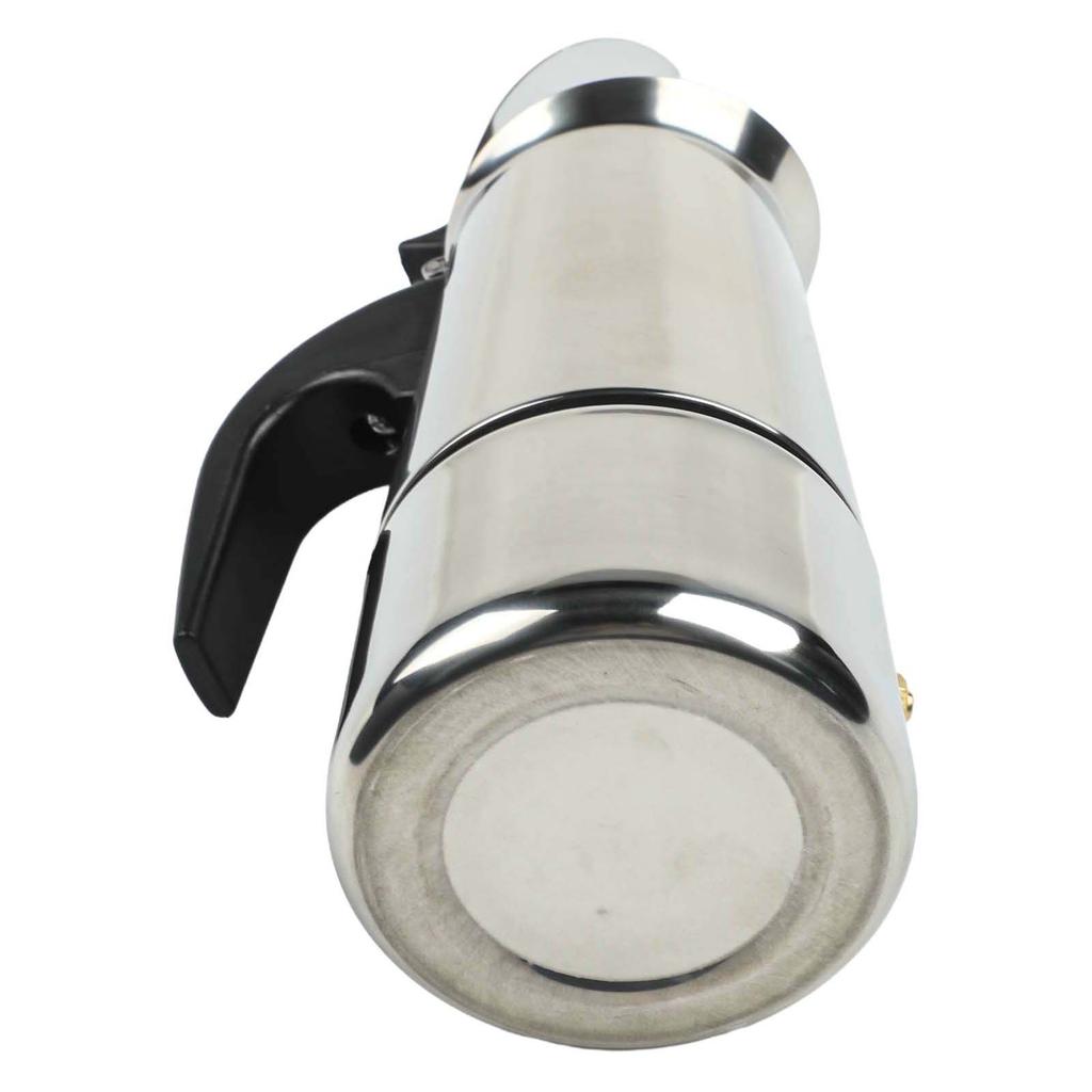 Moka Pot Coffee Maker Crafted from Stainless Steel Perfect for Coffee Enthusiasts Seeking an Elegant Brewing Experience