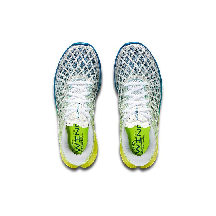 Under Armour Flow Velociti Wind 2 Comfortable Fabric Low-Top Casual Running Shoes Men sneaker White Green 3025652-101
