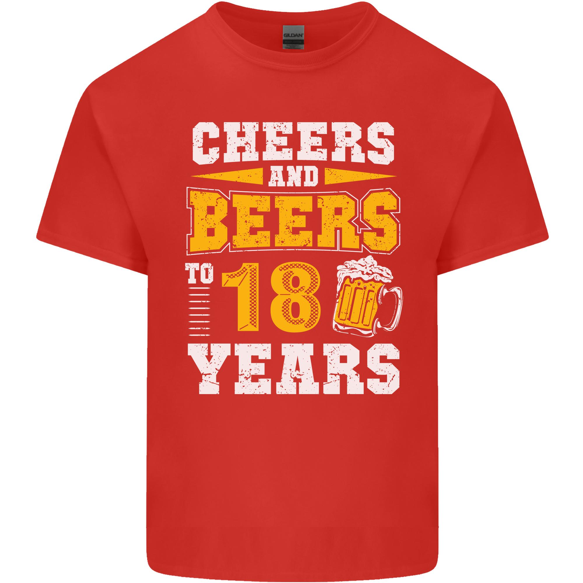 18th Birthday 18 Year Old Funny Alcohol Unisexs Light Cotton TShirt S