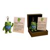 Frog Plush Keychain Soft Portable Eco-Friendly Reminder Toy with Inspiring Card Resist Change Message