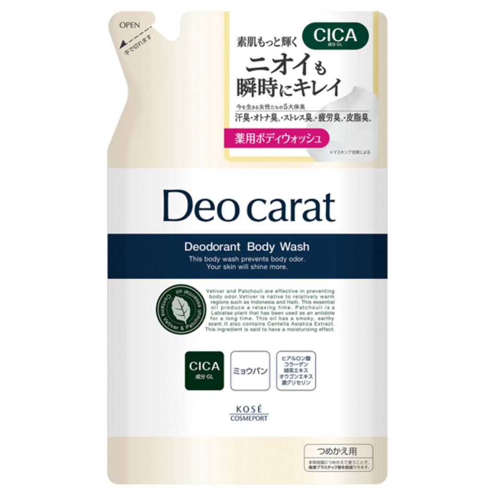 KOSE COSMEPORT DeoCarat Medicated Body Wash 450ml / Refill 320ml (liquid Type)